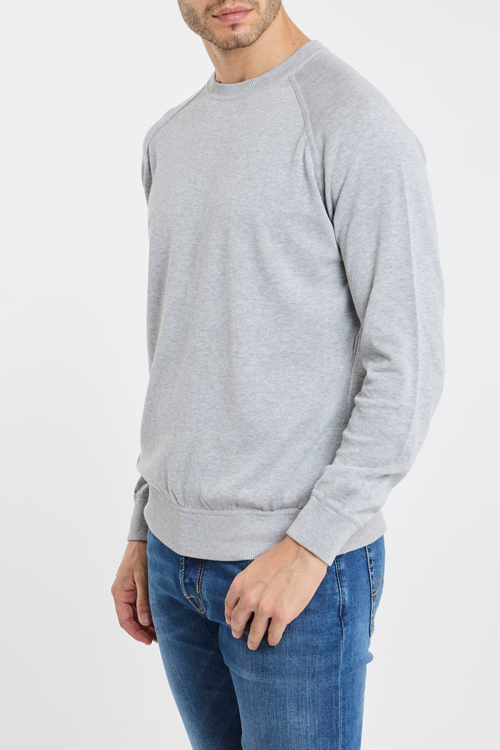 Filippo De Laurentiis Crewneck Sweatshirt 100% CO Grey-2