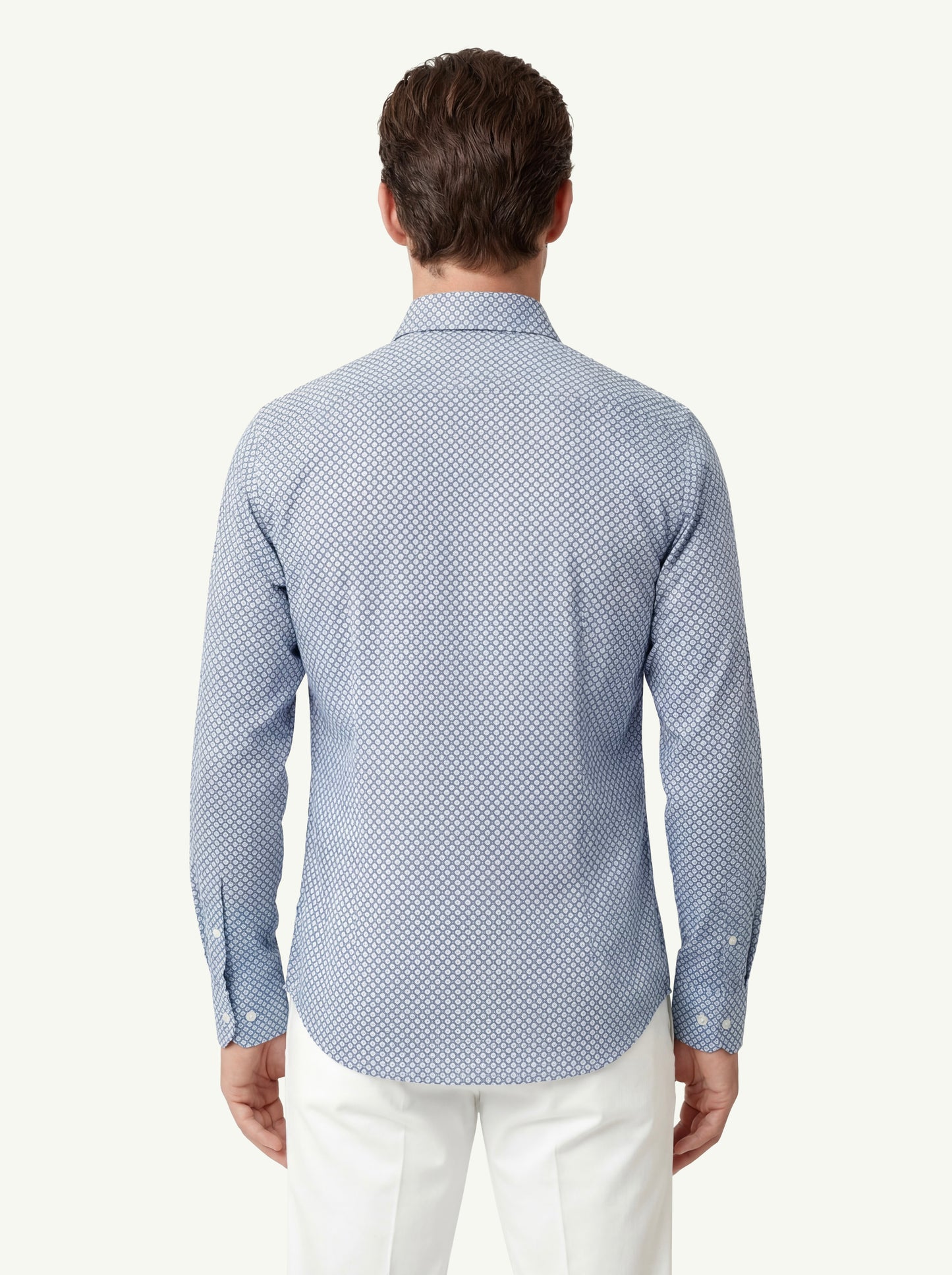  Fedeli Sean Ml Panamino Stampato Dis Blu - 2