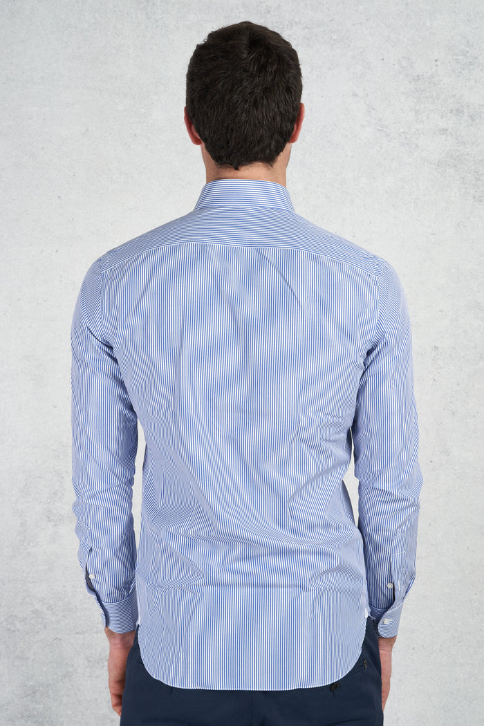  Borriello Camicia Blu Blu Uomo - 4