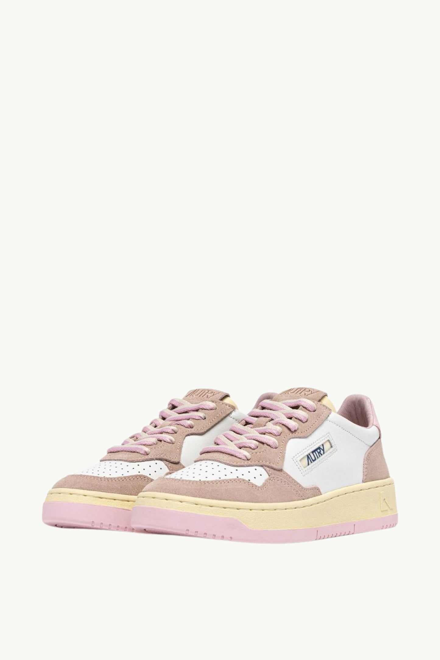  Autry Medalist Low Wom Leat Suede Beige - 2