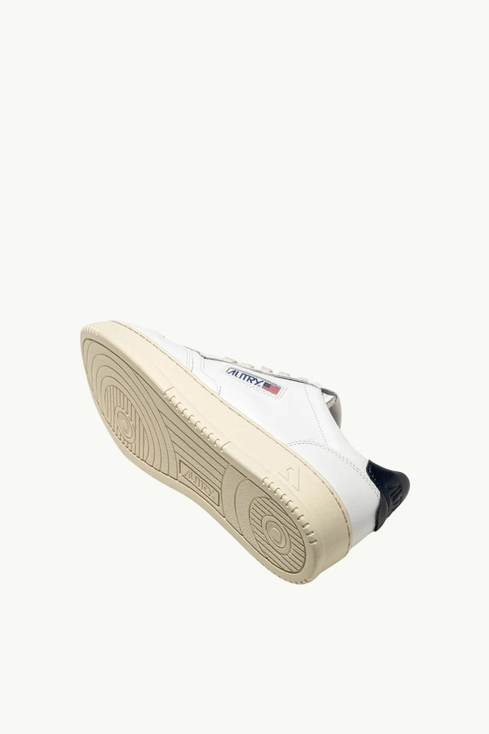  Autry Sneakers Medalist Low Man Leat Leat Bianco - 8
