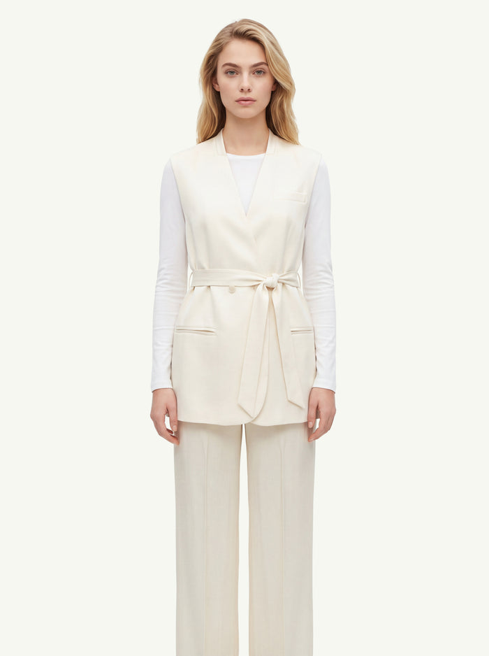  Semi-couture Gilet Beige - 3