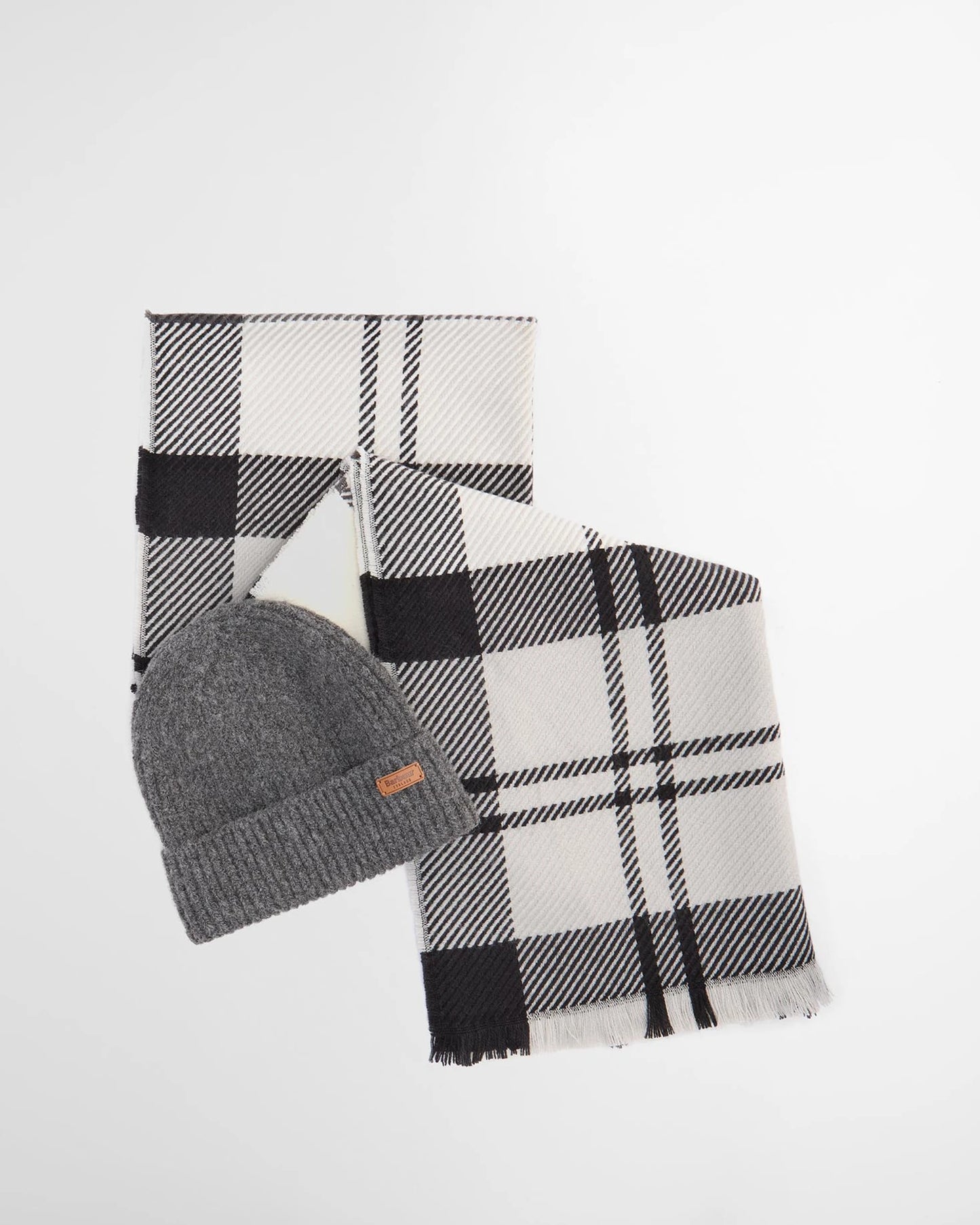  Barbour Pendle Beanie&blair Scarf Set Beige Beige Donna - 1