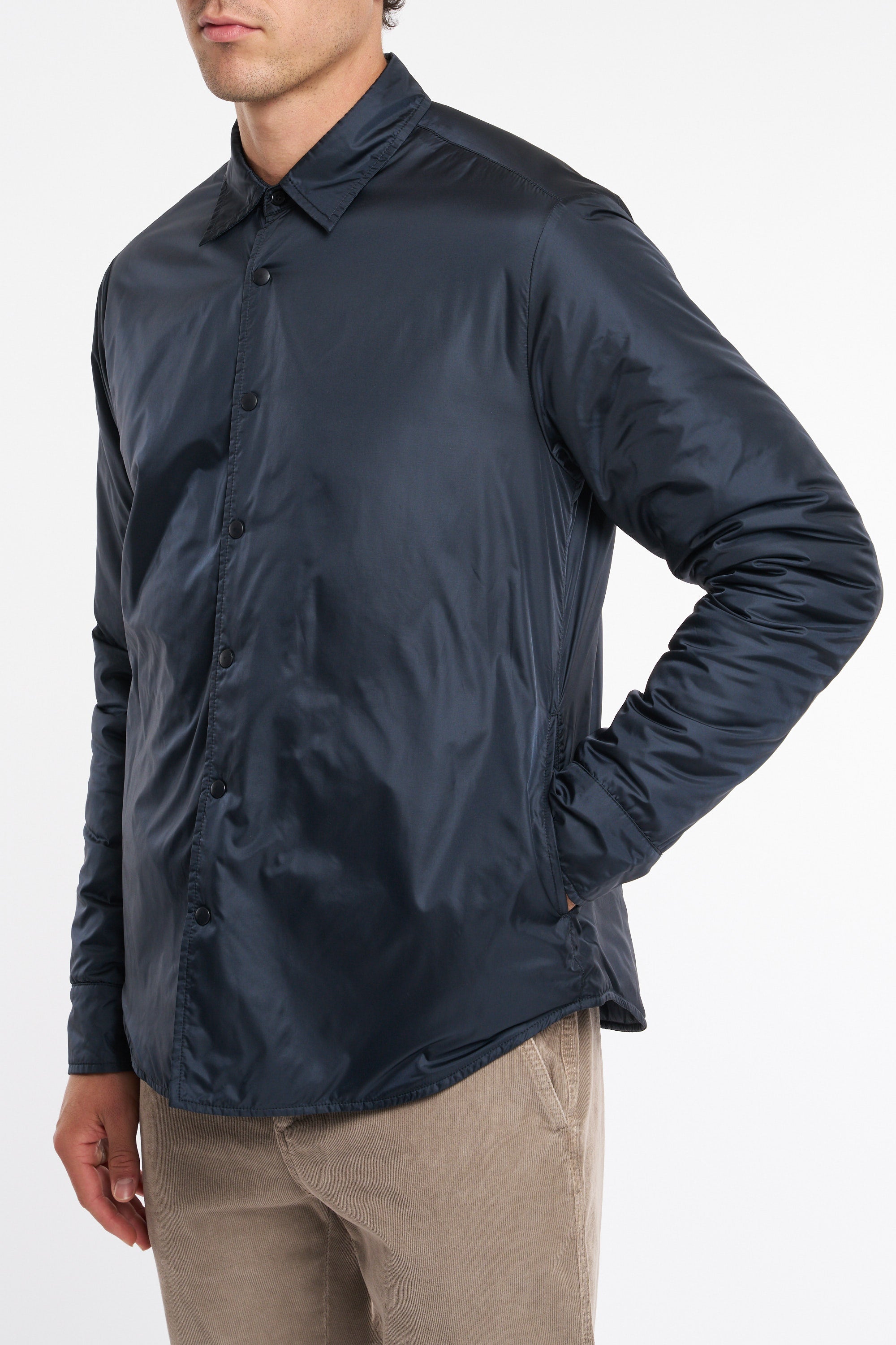 Aspesi Re shirt Jacket Blue navy Uomo Modamica