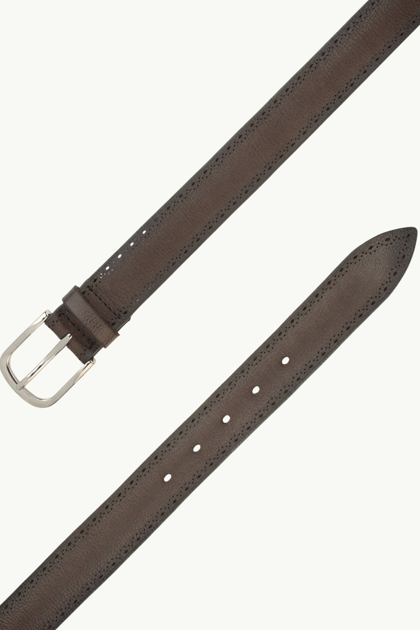  Orciani Cintura Chevrette In Pelle Marrone - 1