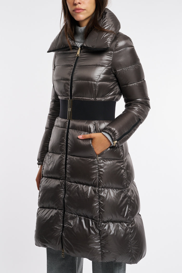 Herno Piumino A-shape Ultralight A Rombi Grigio Donna-2