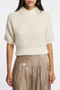 Peserico Maglia Tricot Bianco Donna