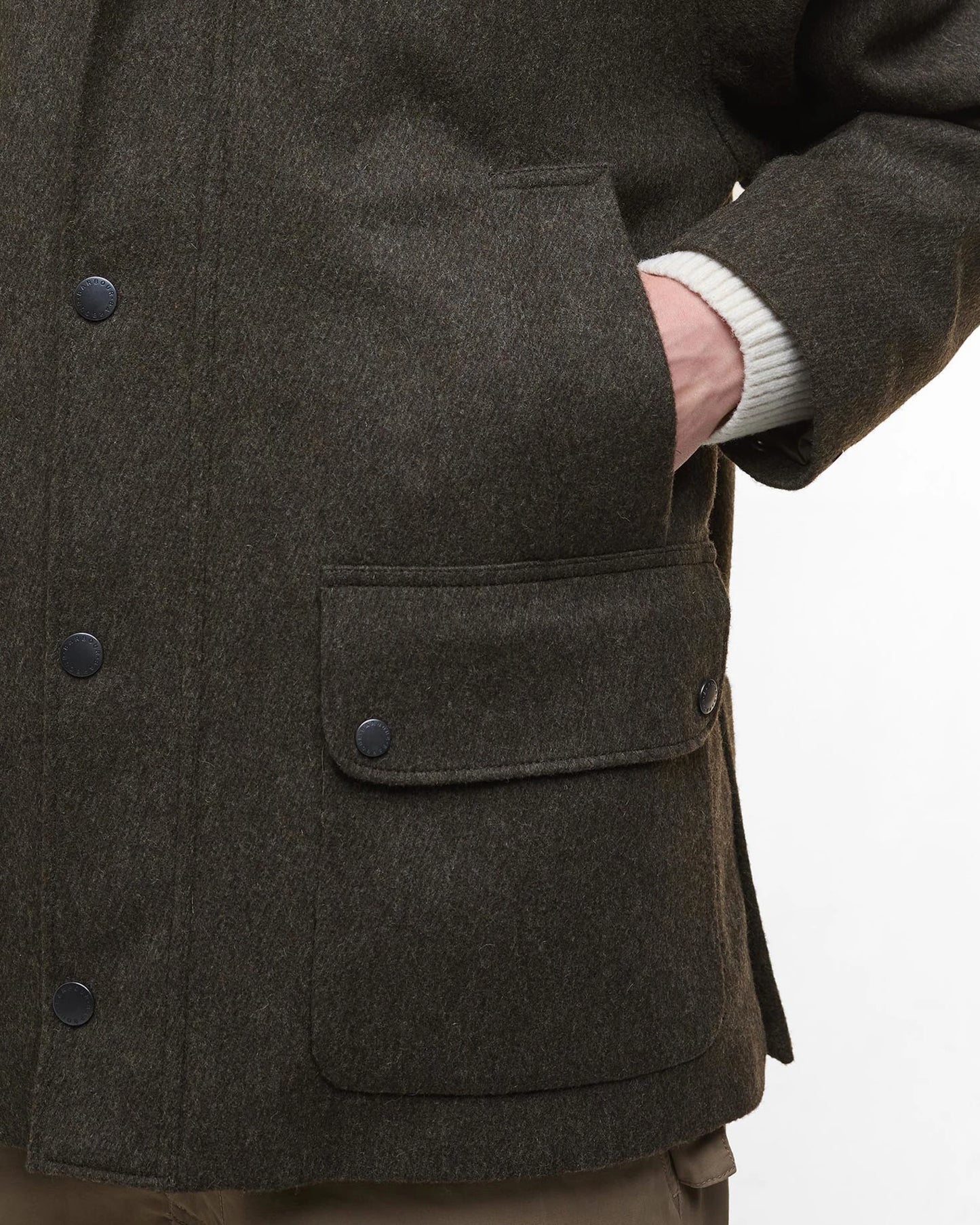  Barbour Modified Bdl Wool Jkt Uomo - 5
