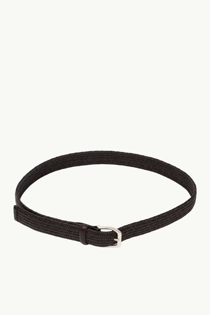 Cintura Intrecciata Wide In Pelle  Uomo Orciani-2