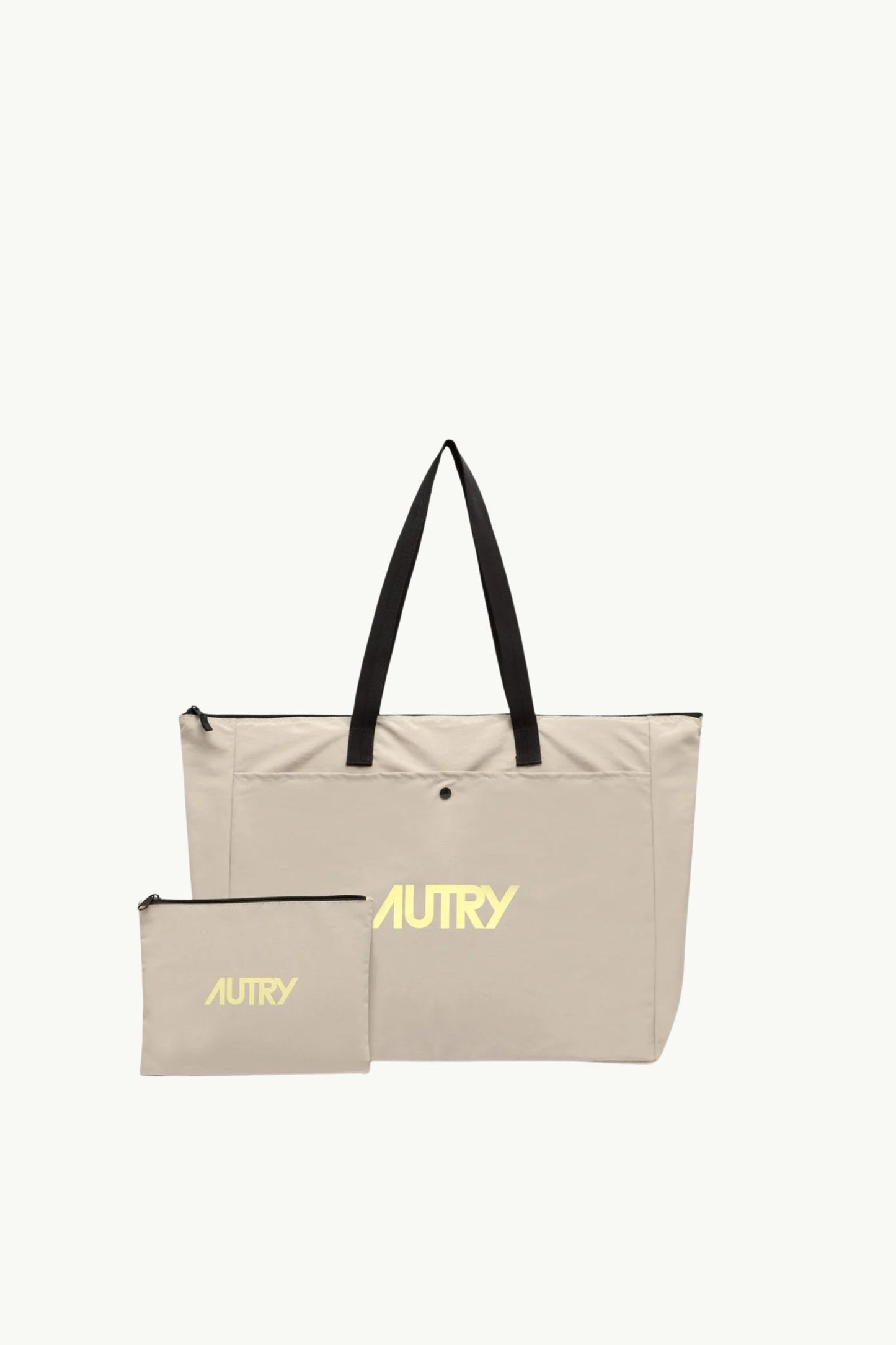  Autry Borsa Nylon Beige - 4