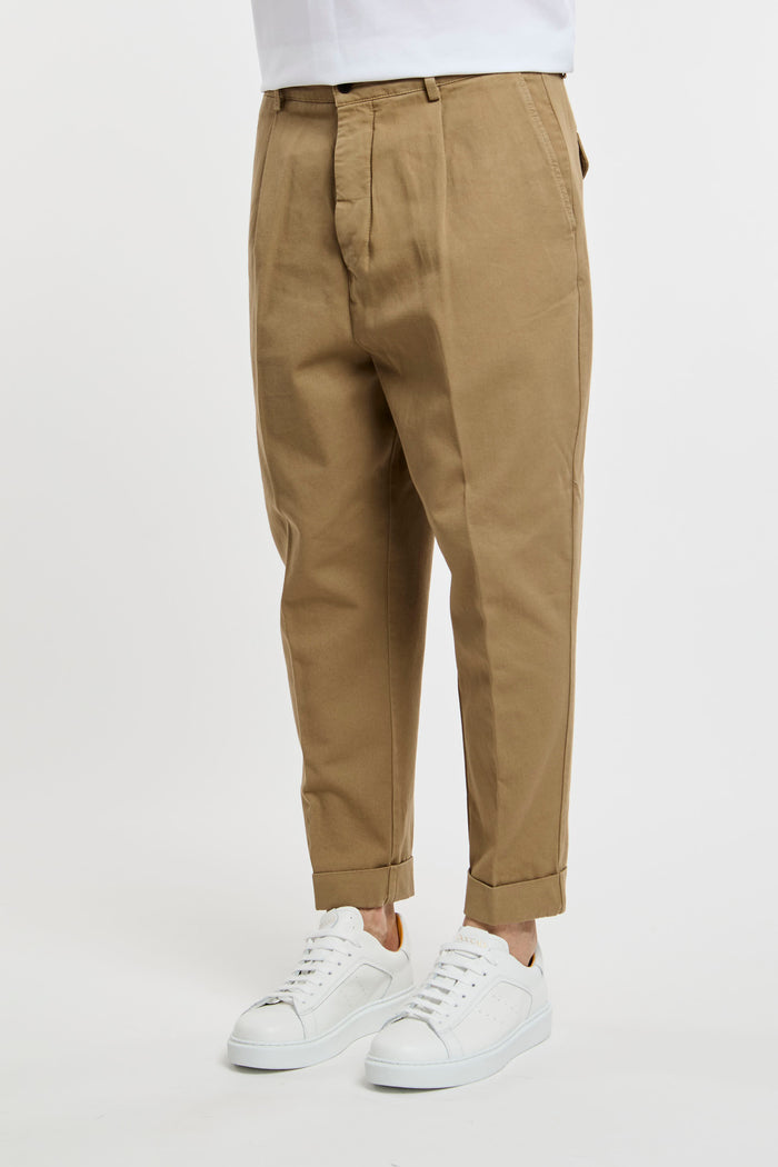 Dondup Adam Trousers 100% CO Brown-2