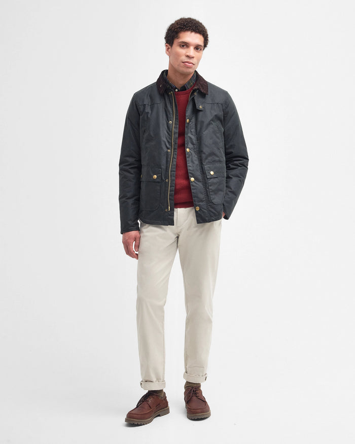 Barbour Reelin Wax Jacket Uomo-2