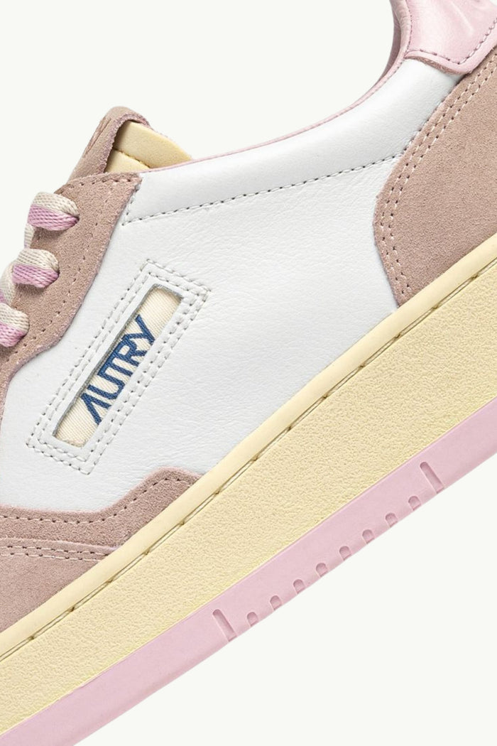  Autry Medalist Low Wom Leat Suede Beige - 6