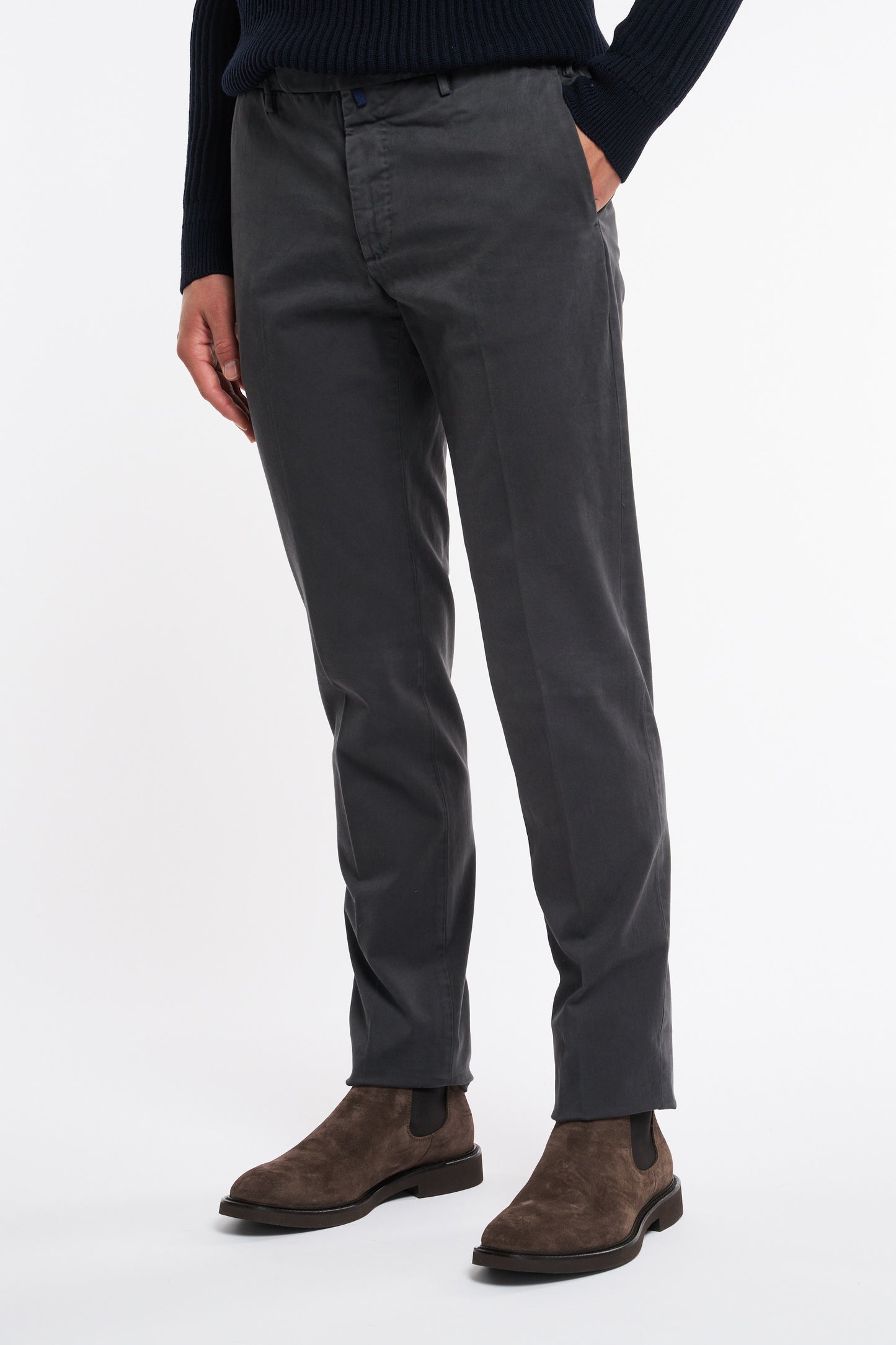  Incotex Pantalone Grigio Grigio Uomo - 2