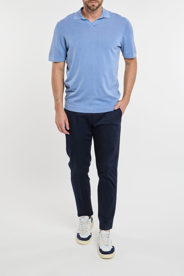  Drumohr Polo Shirt 100% Co Blue Azzurro Uomo - 1