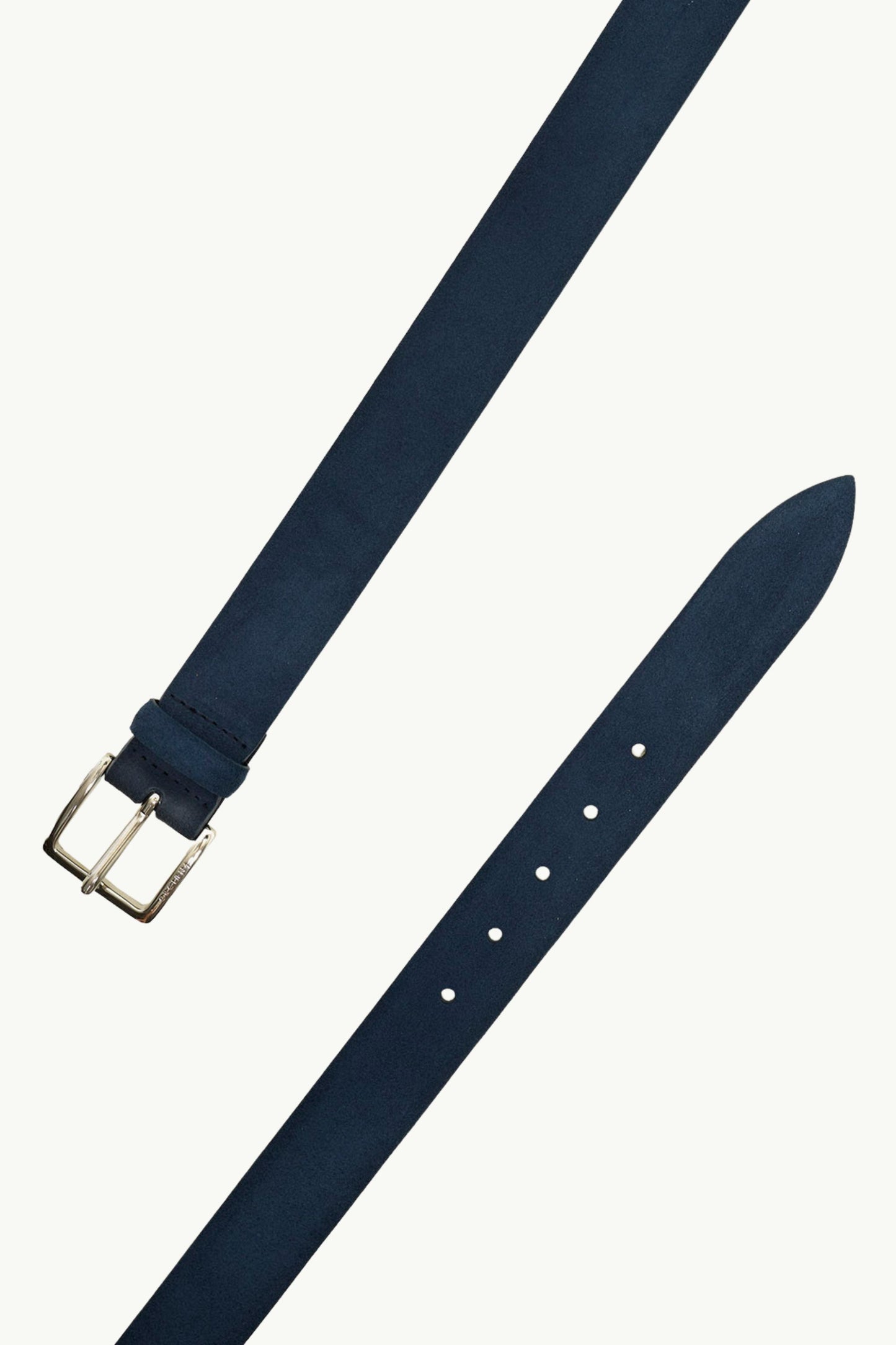  Orciani Cintura Amalfi In Pelle Scamosciata Blu - 1