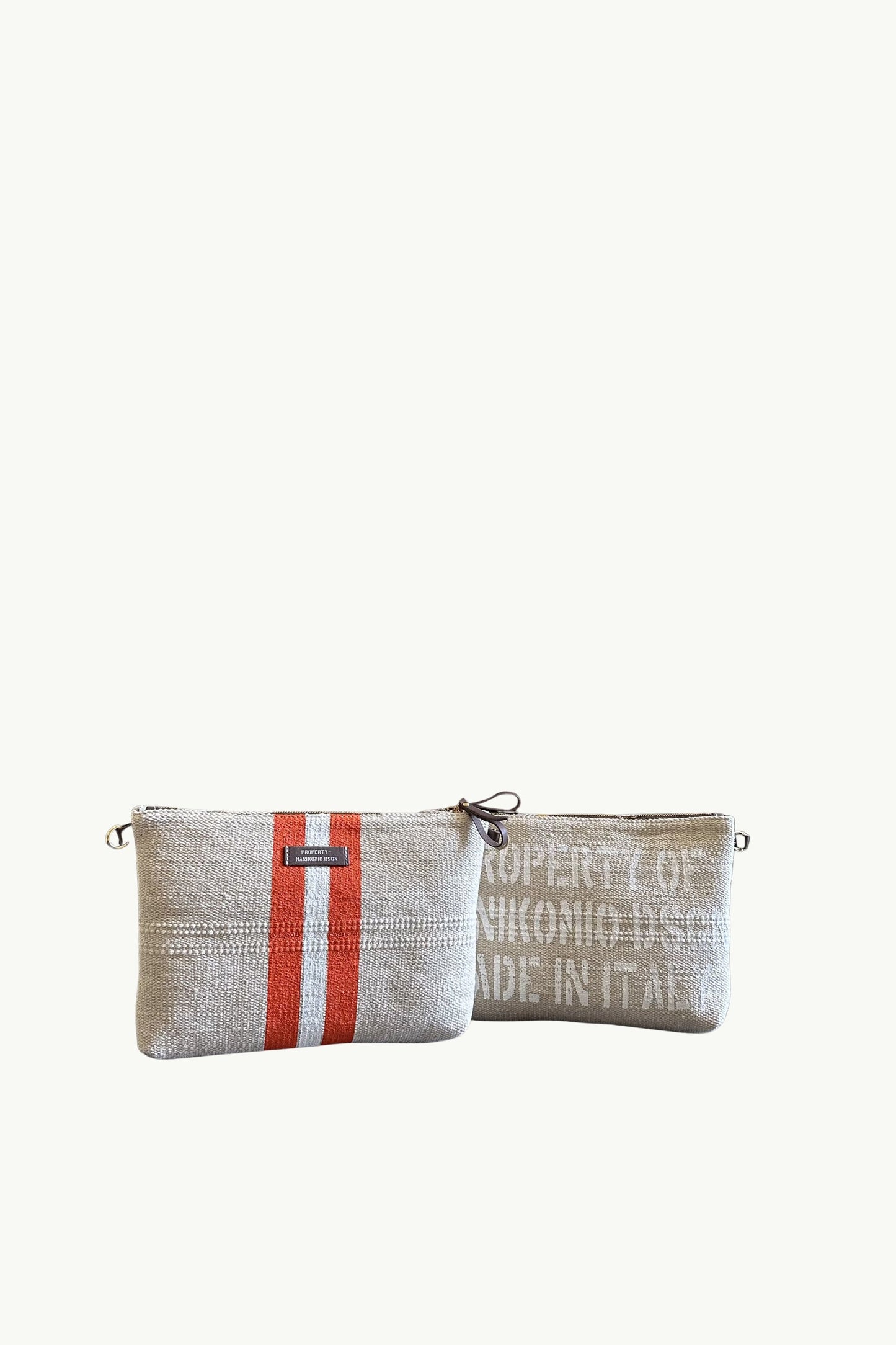  Manikomio Dsgn Big Pochette Beige - 1