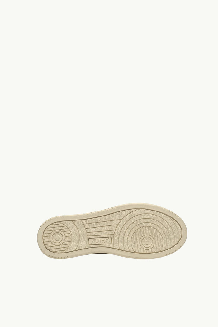  Autry Medalist Low Wom Leat Suede Bianco - 5