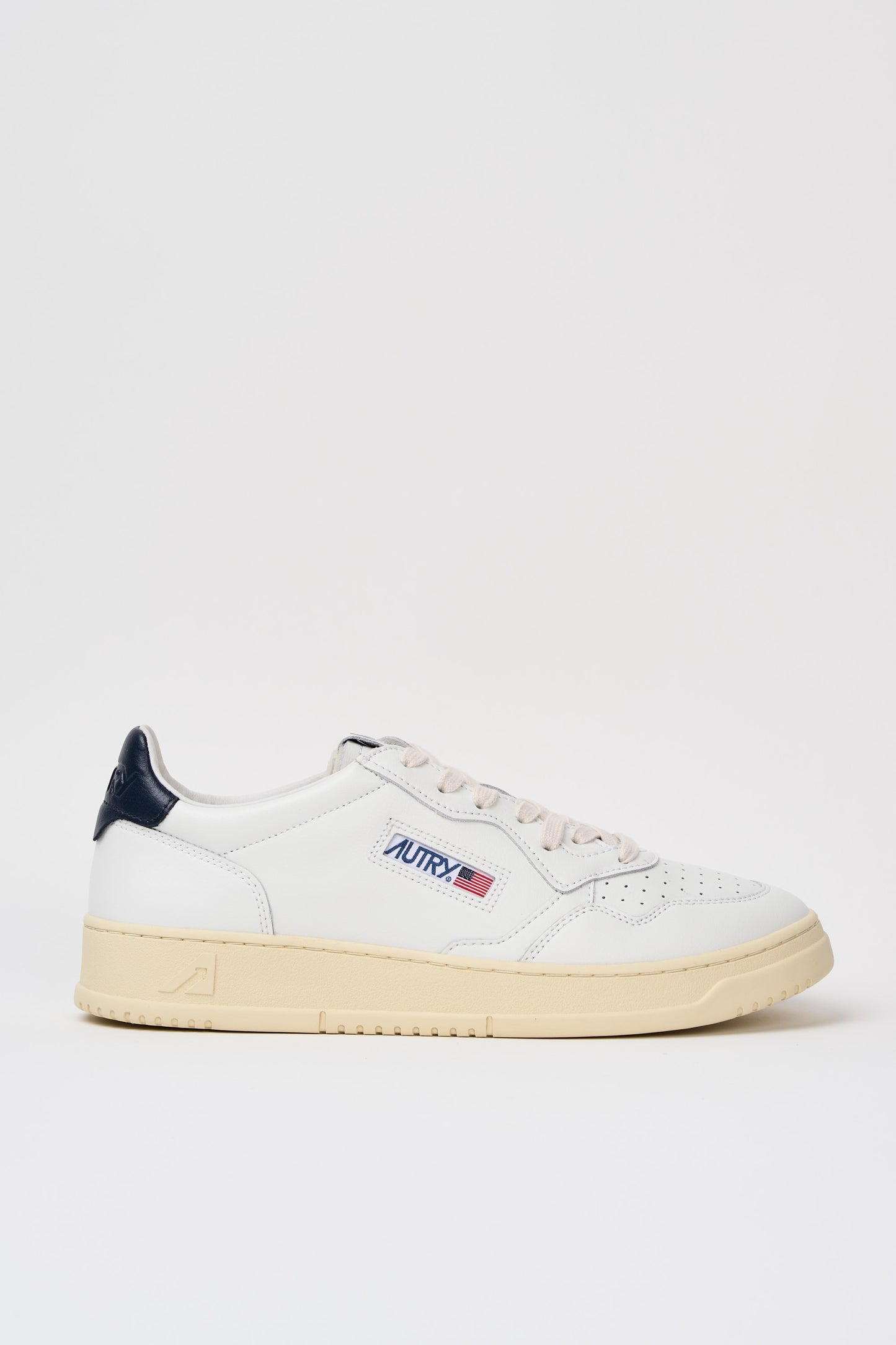  Autry Sneakers Medalist Low Man Leat Leat Bianco Bianco Uomo - 1