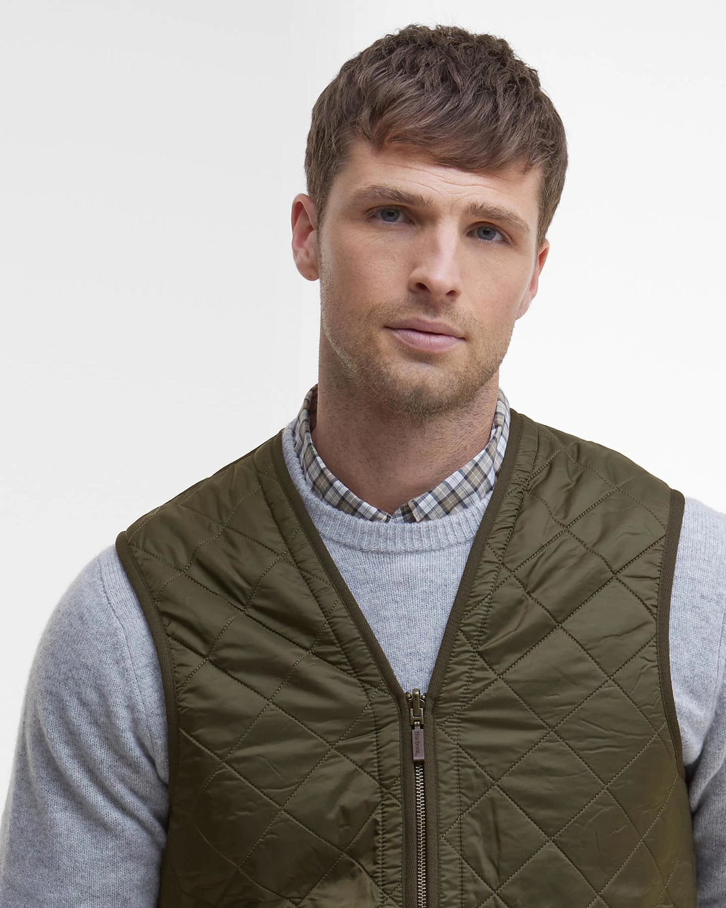  Barbour Polarquilt Waistcoat Zip Liner Uomo - 3