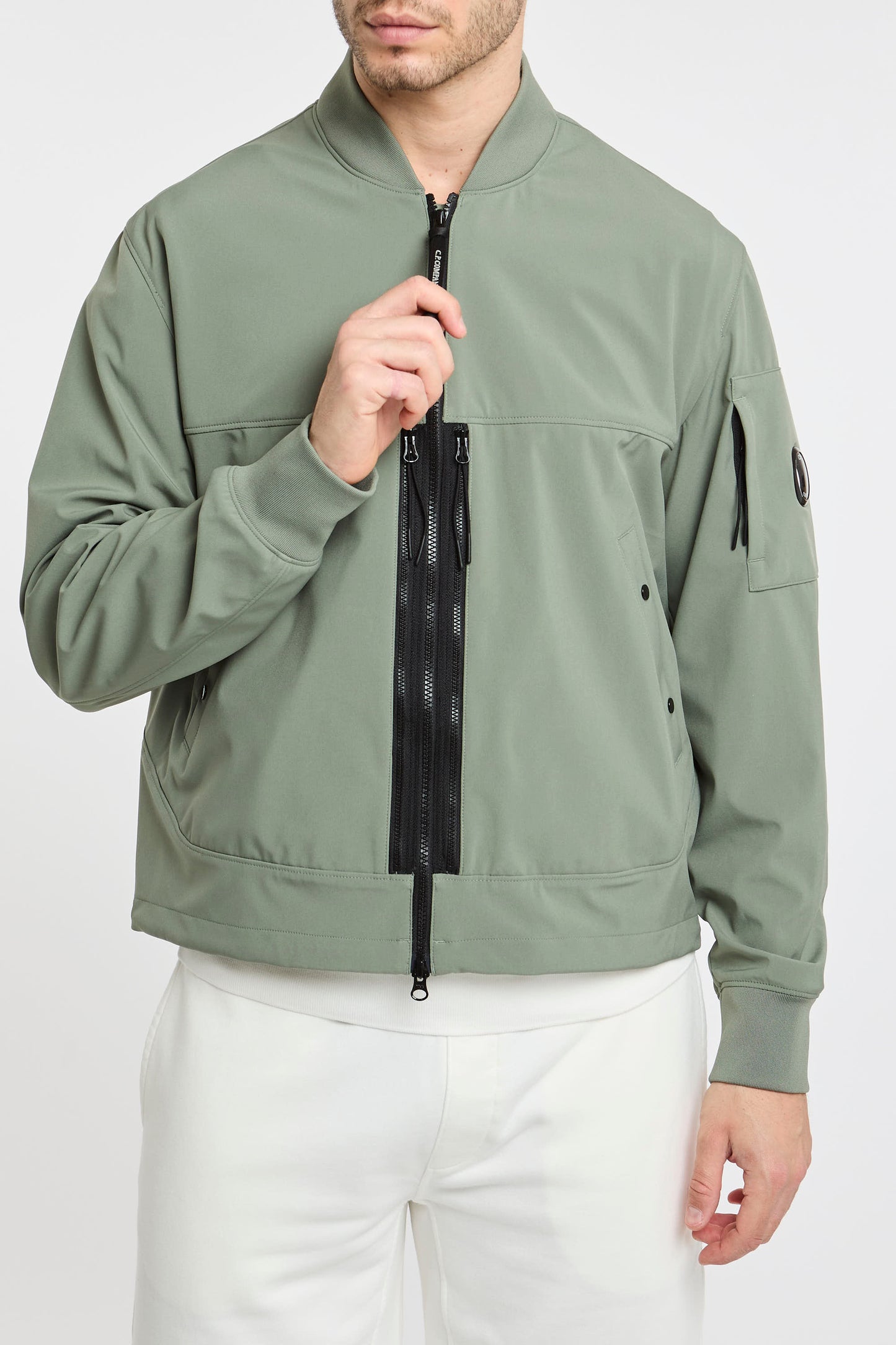  C.p. Company Multicolor Jacket 92% Pl 8% Ea Verde Uomo - 5