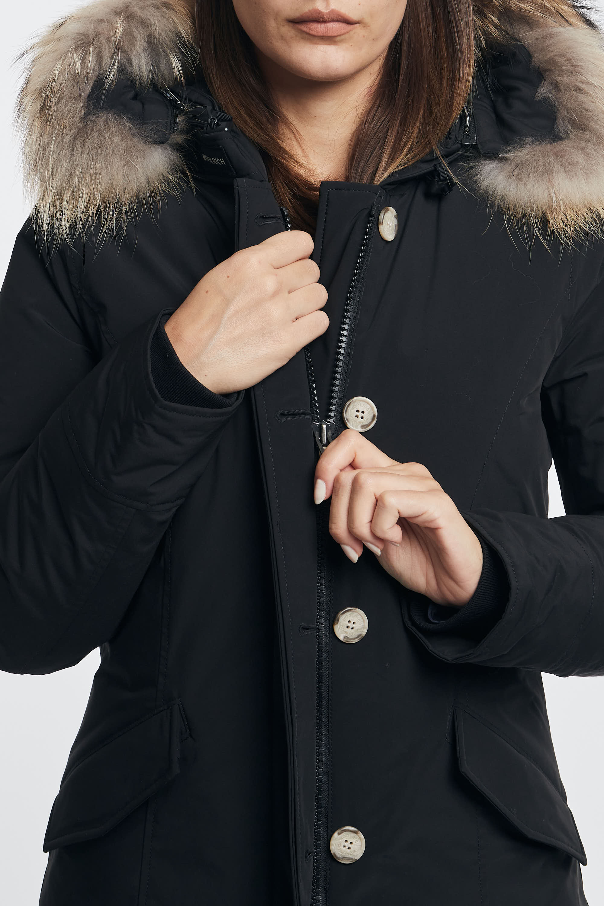 Woolrich Luxury Arctic Parka Black Women Nero Donna