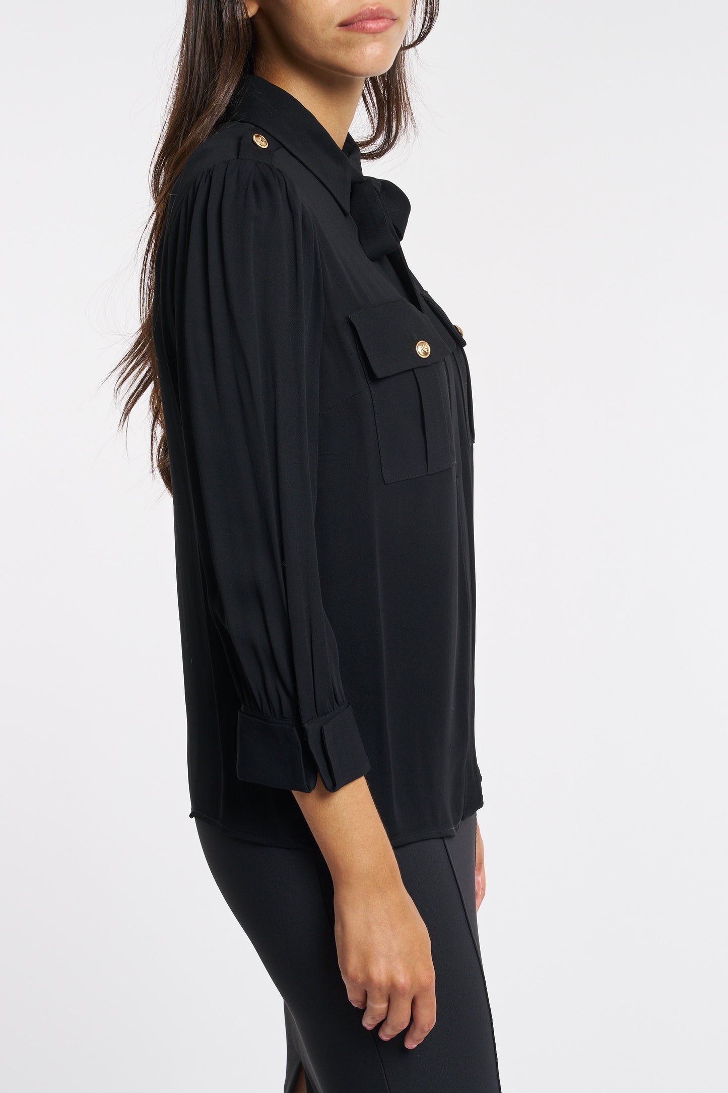  Elisabetta Franchi Camicia Nero Nero Donna - 4