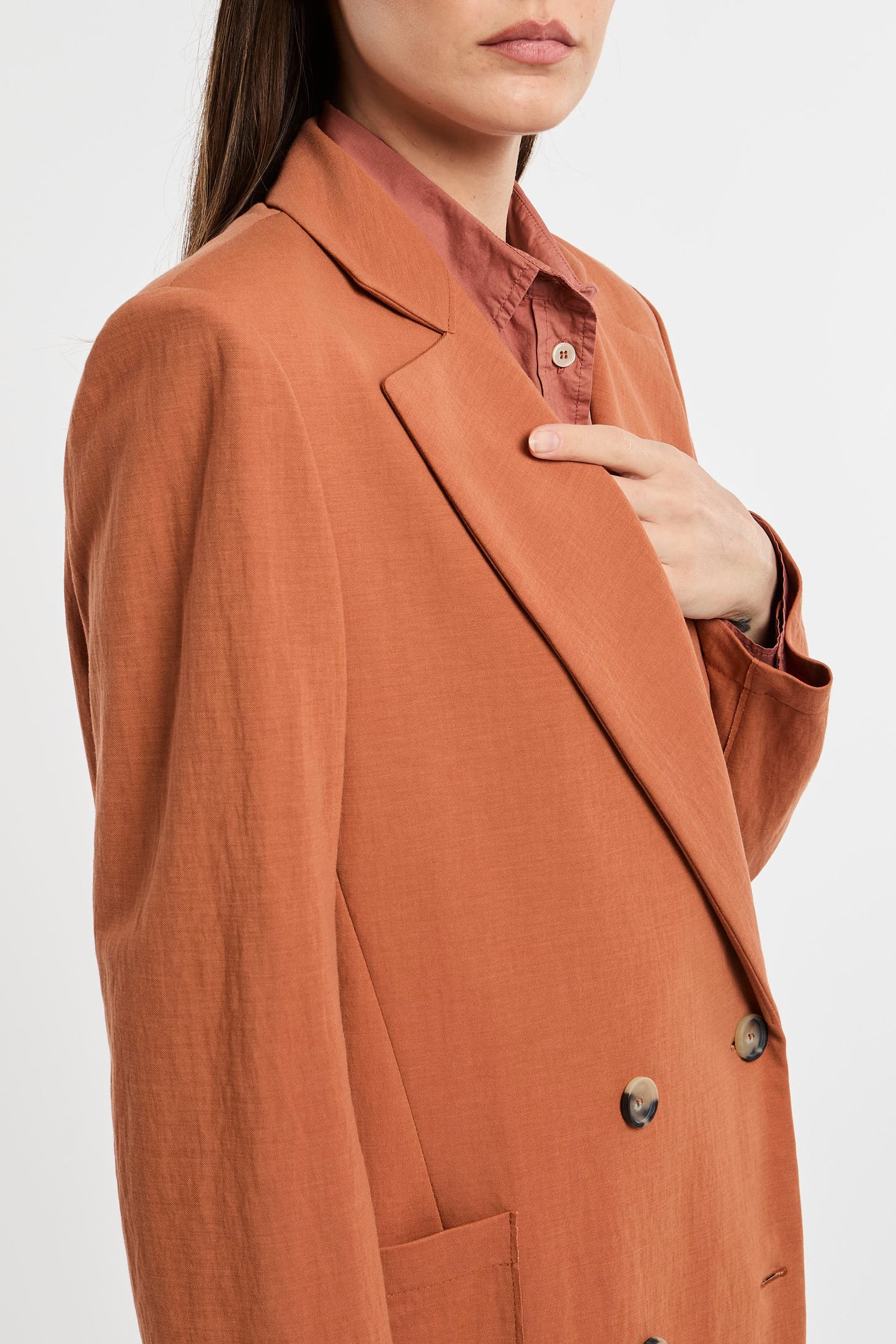  Harris Wharf London Multicolor Jacket 57% Vi 43% Pa Arancione Donna - 6