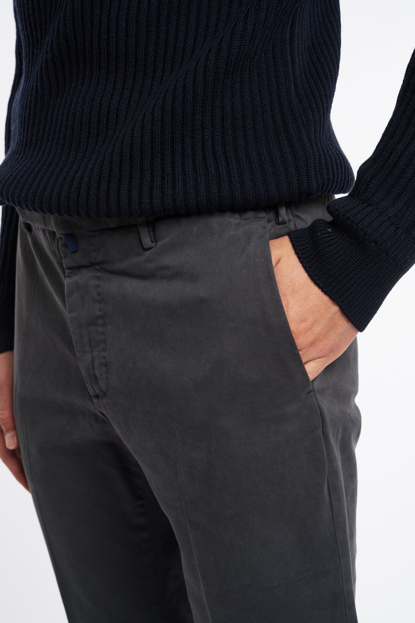  Incotex Pantalone Grigio Grigio Uomo - 5