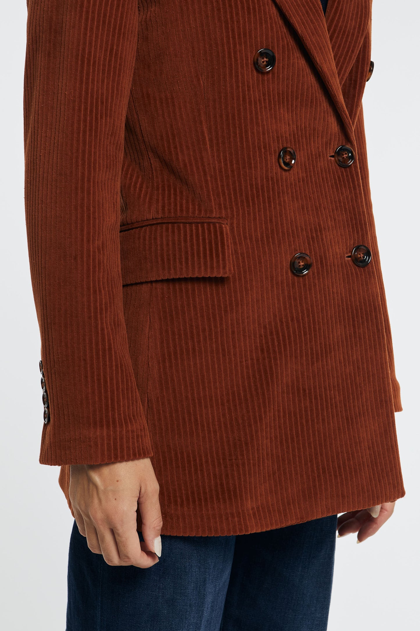  Circolo 1901 Giacca Doppio Petto Multicolor Arancione Donna - 8