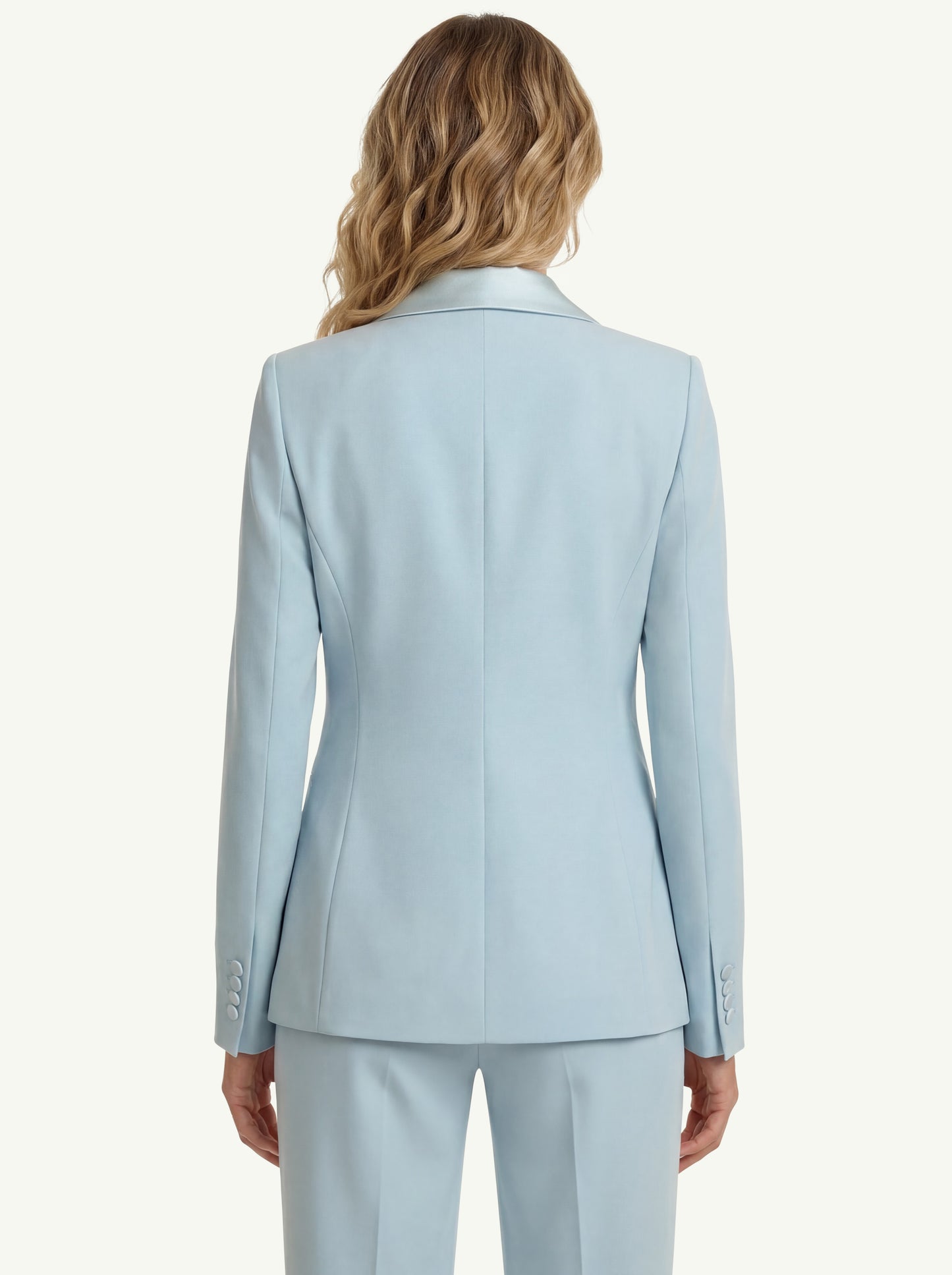  D.exterior Giacca Doppiopetto Enver Satin Azzurro - 2