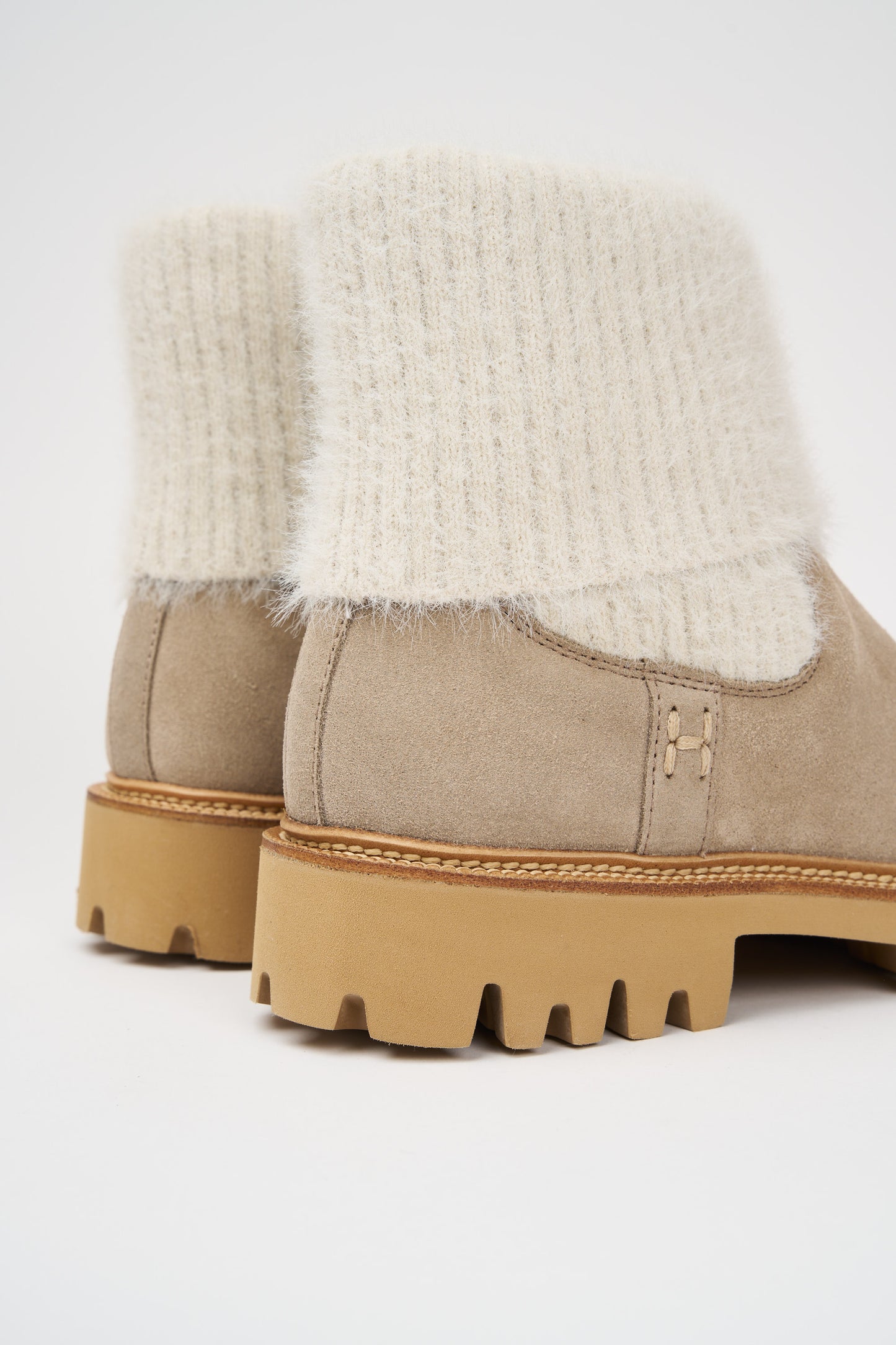  Henderson Baracco Stivaletto Suede Multicolor Beige Donna - 3