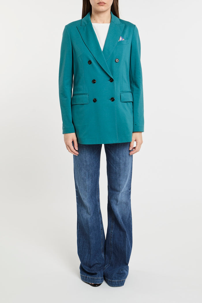  Circolo 1901 Double Breasted Jacket Co/ea Multicolor Verde Donna - 1