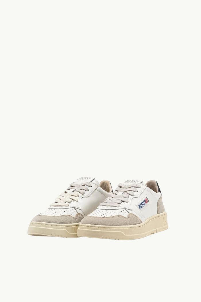 Autry Medalist Low Wom Leat Suede Bianco - 8