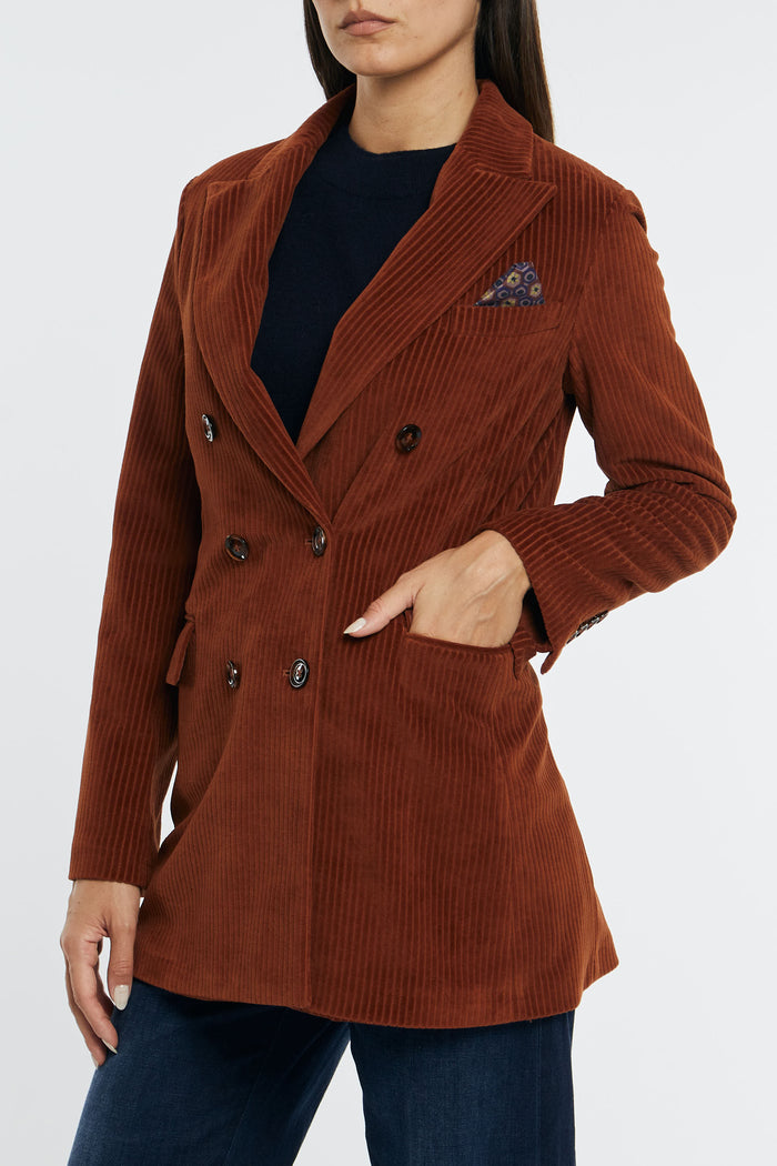  Circolo 1901 Giacca Doppio Petto Multicolor Arancione Donna - 5