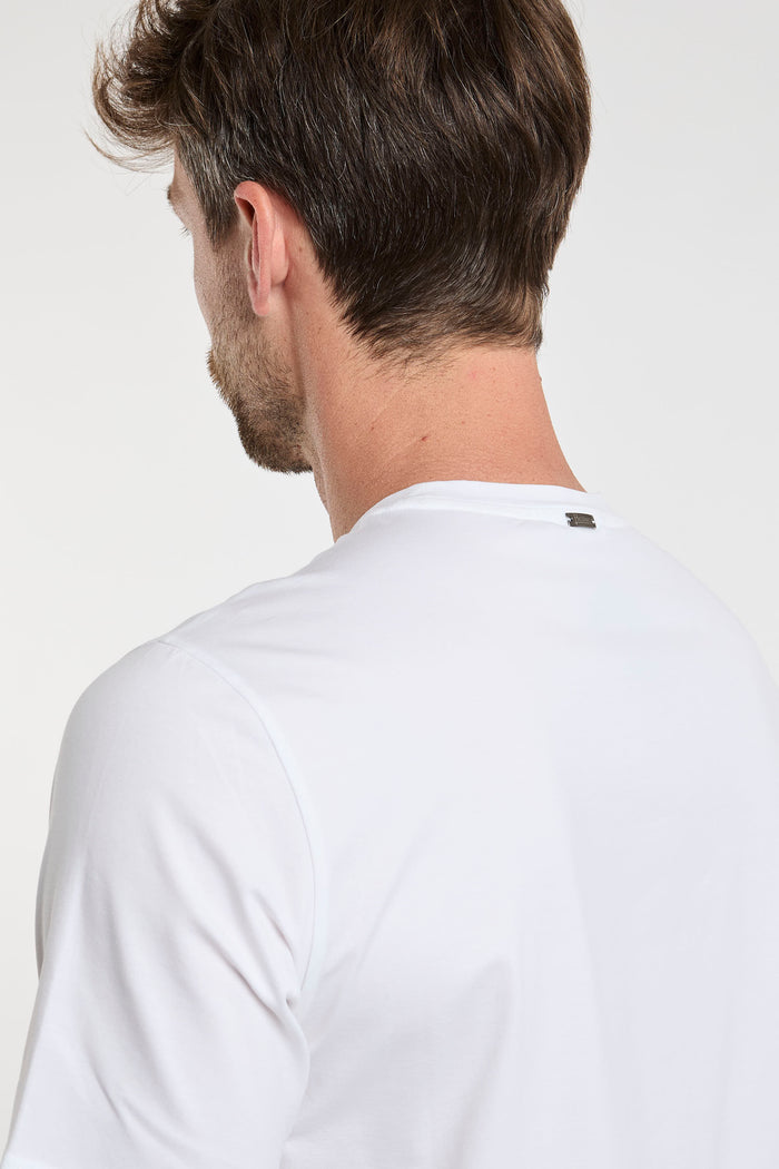  Herno T-shirt In 92% Co 8% Ea White Bianco Uomo - 5