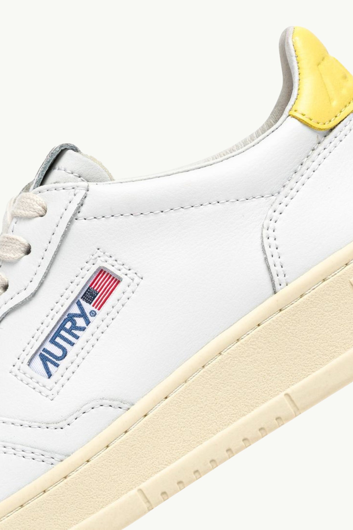  Autry Medalist Low Wom Leat Leat Bianco - 6