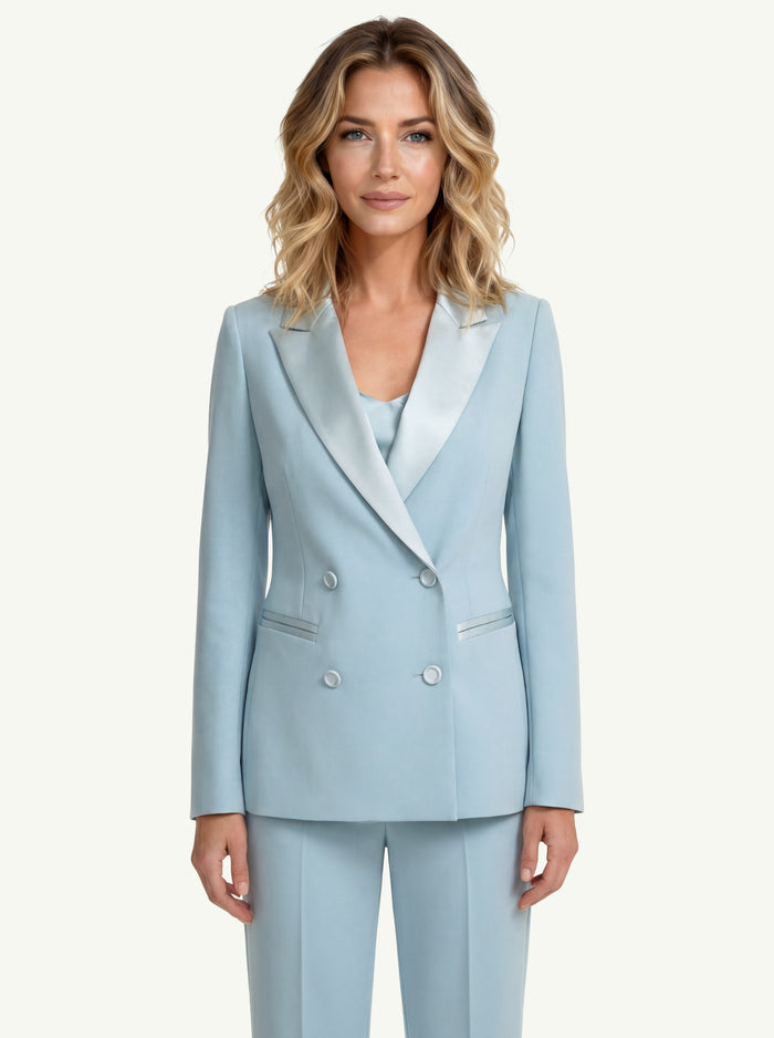 Giacca Doppiopetto Enver Satin  Donna D.Exterior