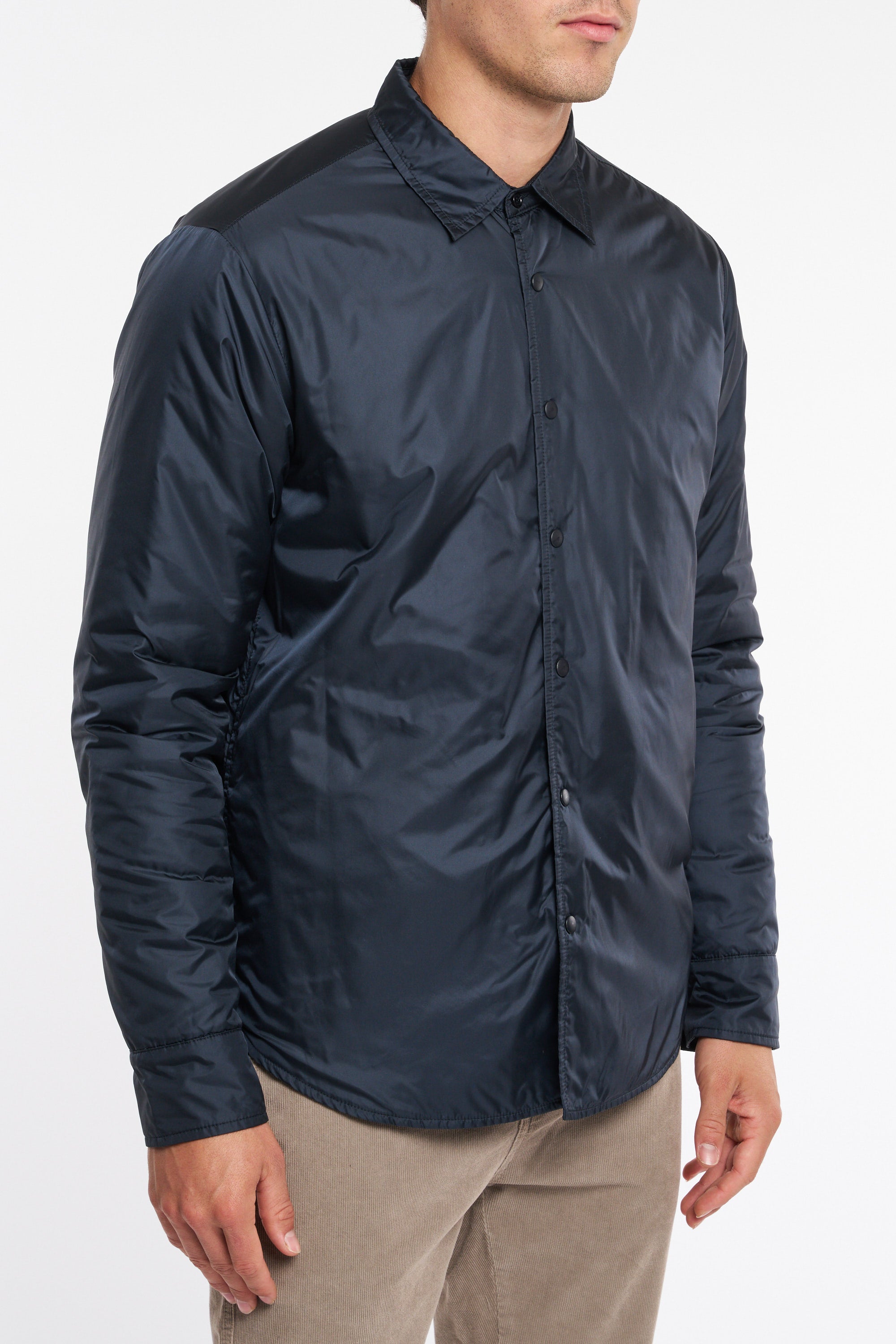 Dark shirt sale light jacket