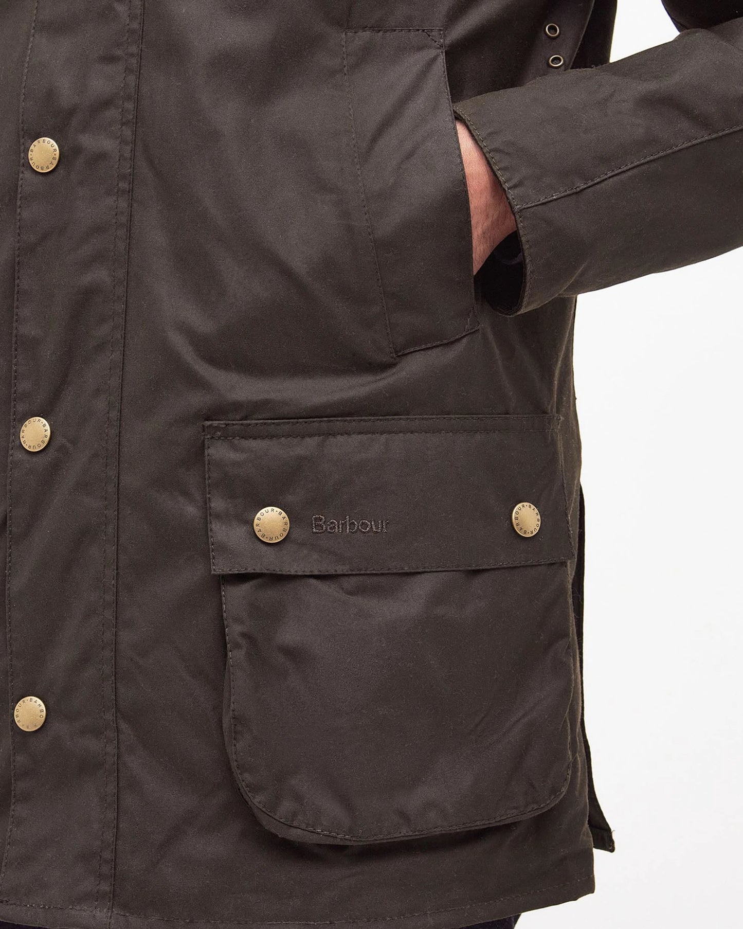  Barbour Ashby Wax Jacket Uomo - 3