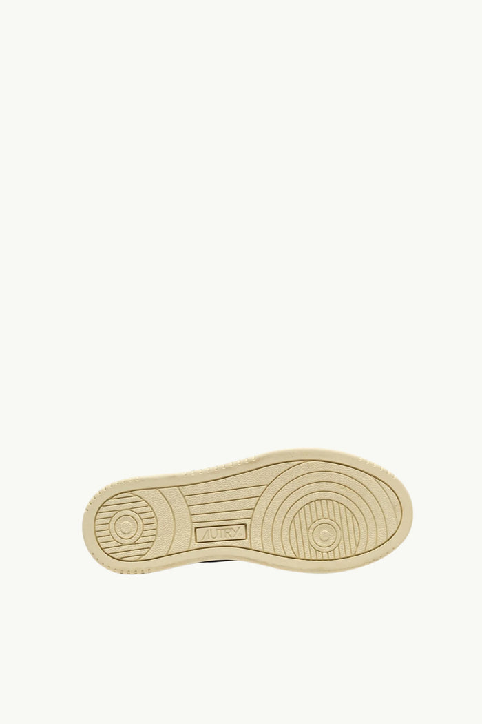  Autry Medalist Low Wom Leat Suede Bianco - 11