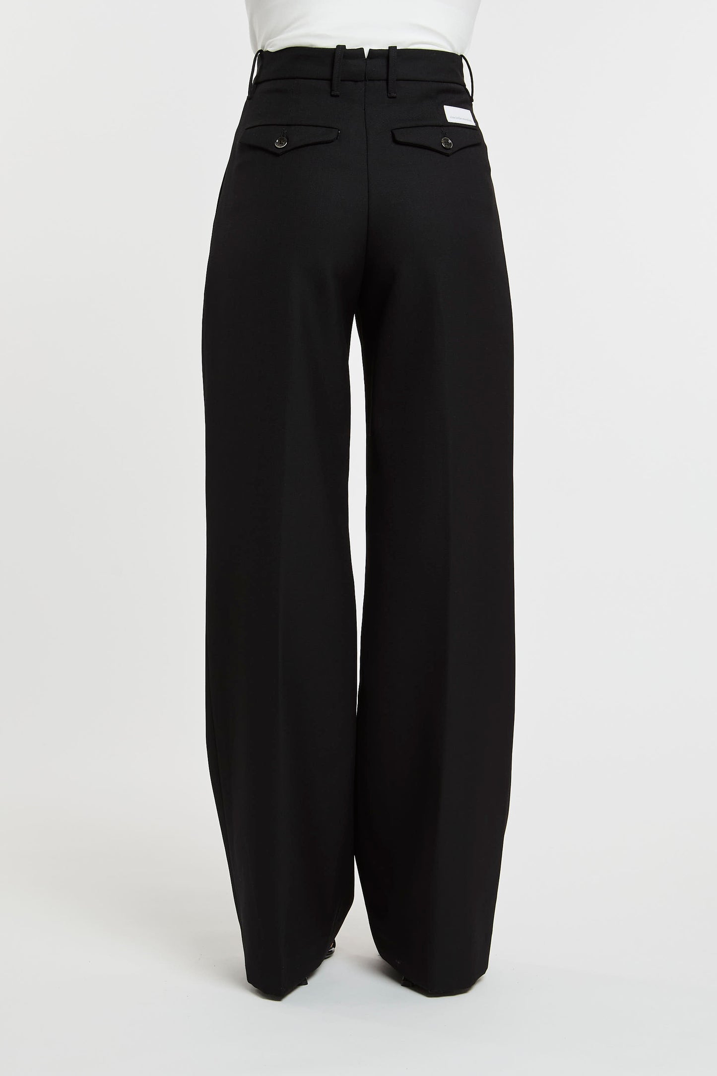  Nine In The Morning Pants 100% Wo Black Nero Donna - 5