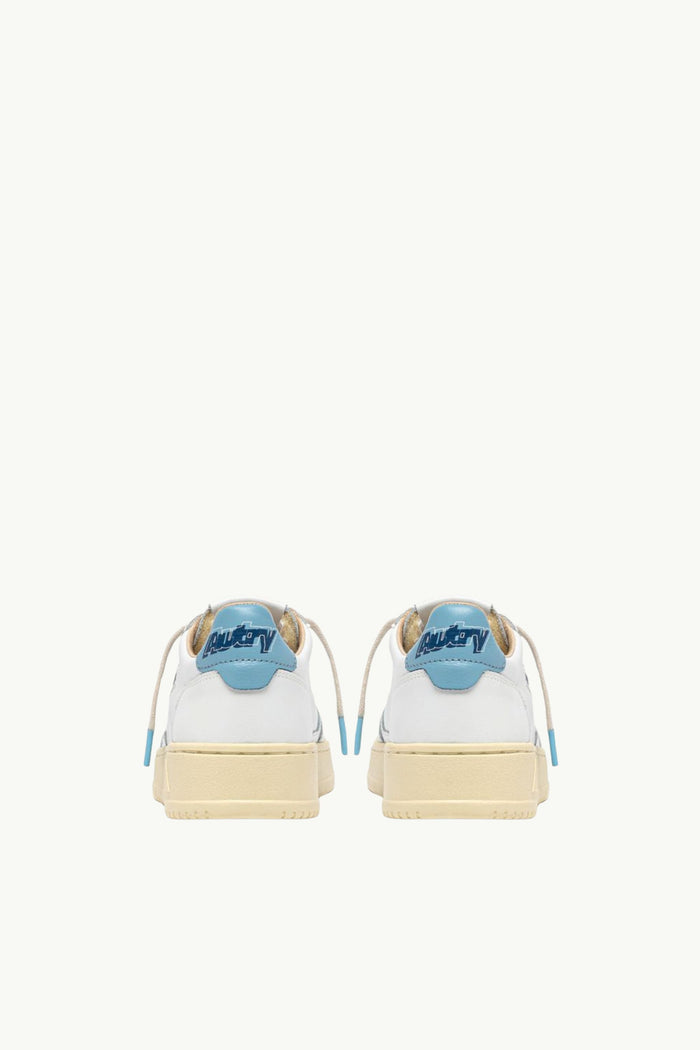  Autry Medalist Low Wom Leat Art Bianco - 3