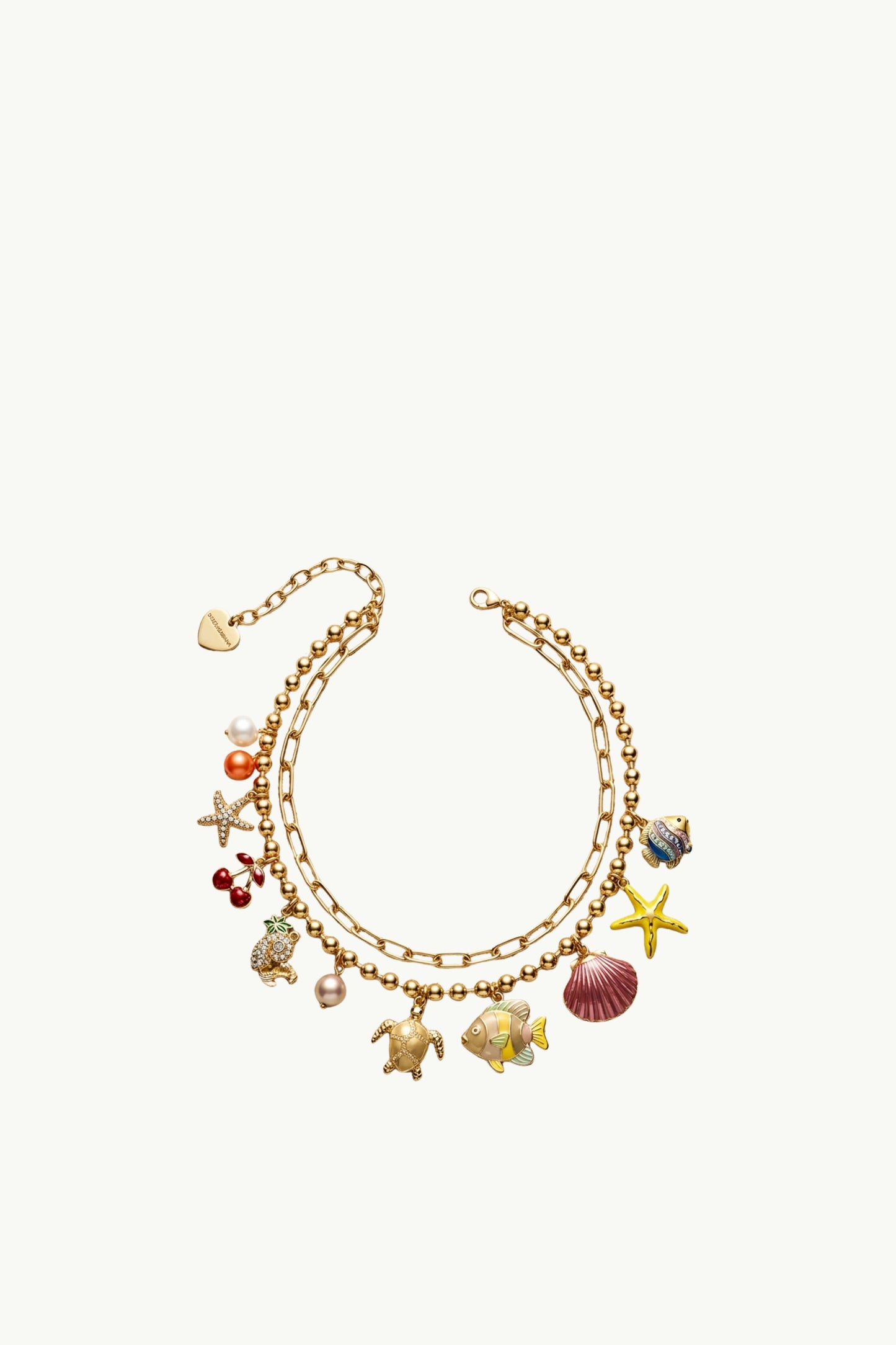  Minimeparis Stainless Steel And Enameled Seashell Multicolor - 2