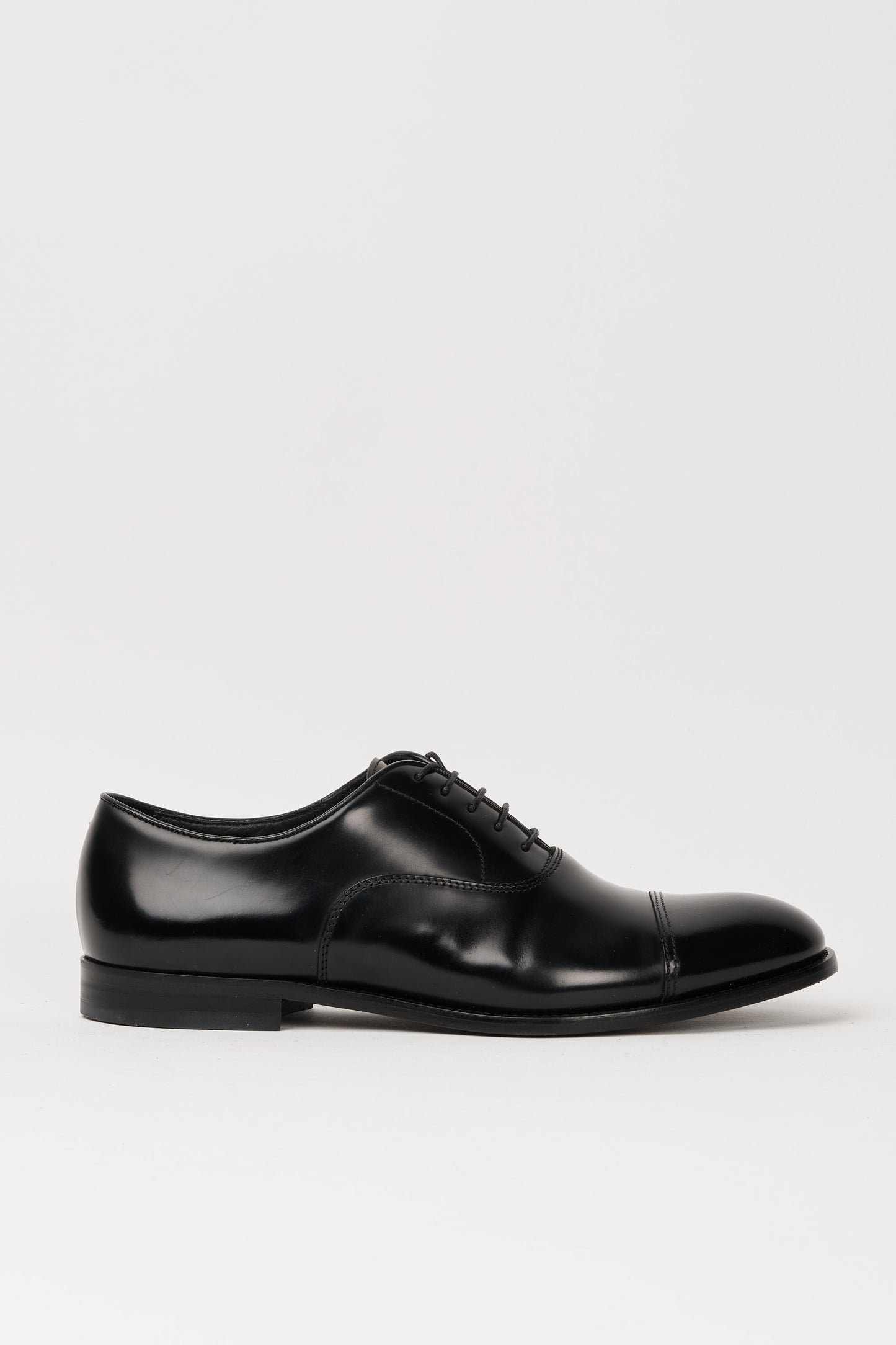  Doucal's Scarpa Oxford Cap Toe Old Nero 89061-18854 Nero Uomo - 5