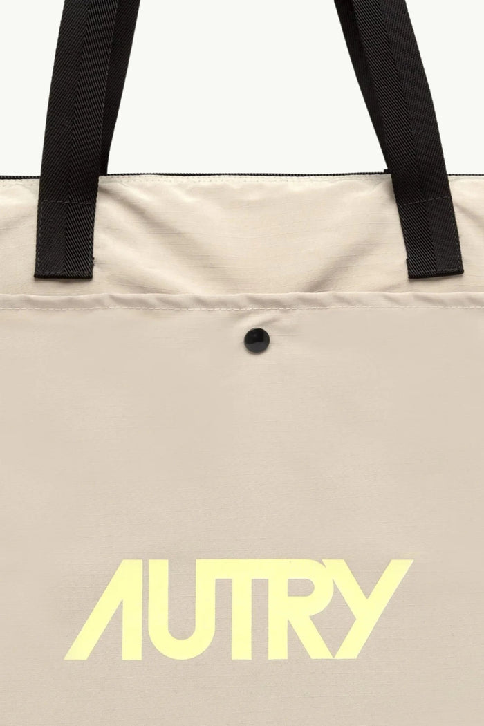  Autry Borsa Nylon Beige - 5