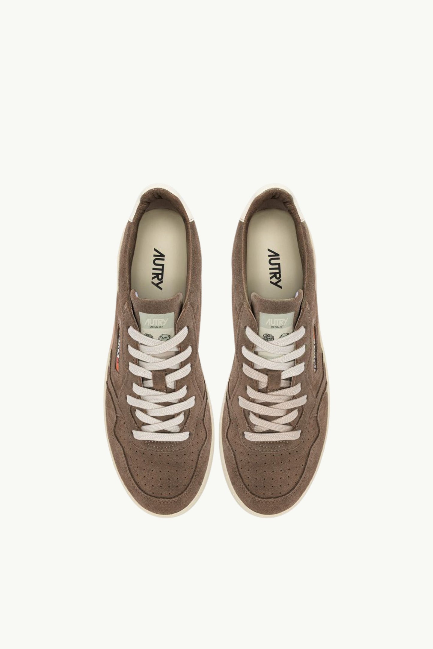  Autry Medalist Low Man Finish Suede Marrone - 4