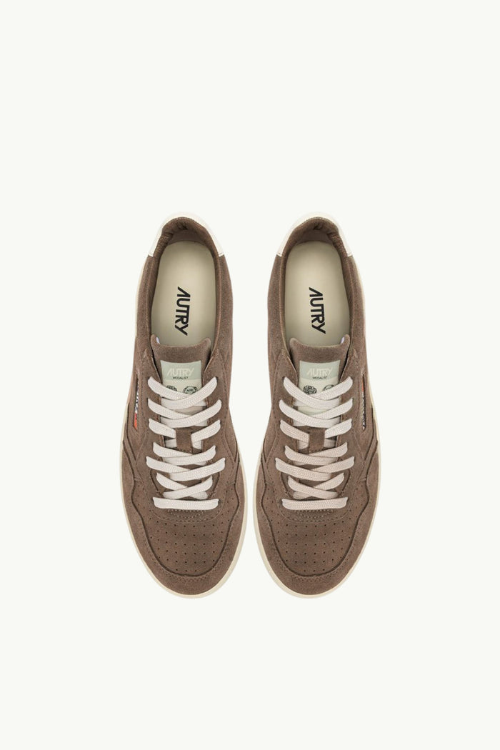  Autry Medalist Low Man Finish Suede Marrone - 4