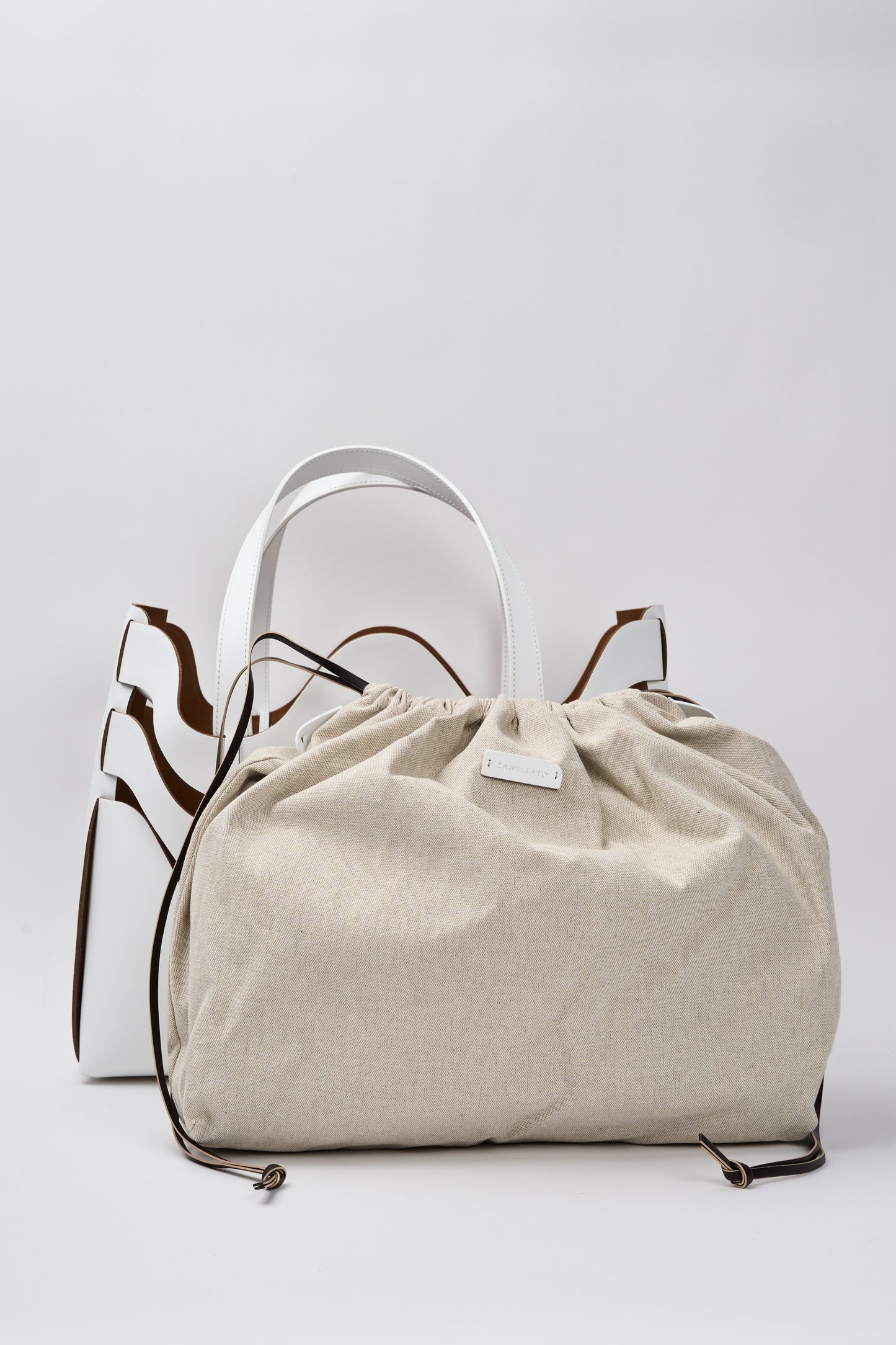  Zanellato Bag Dune Amar M White Bianco Donna - 6