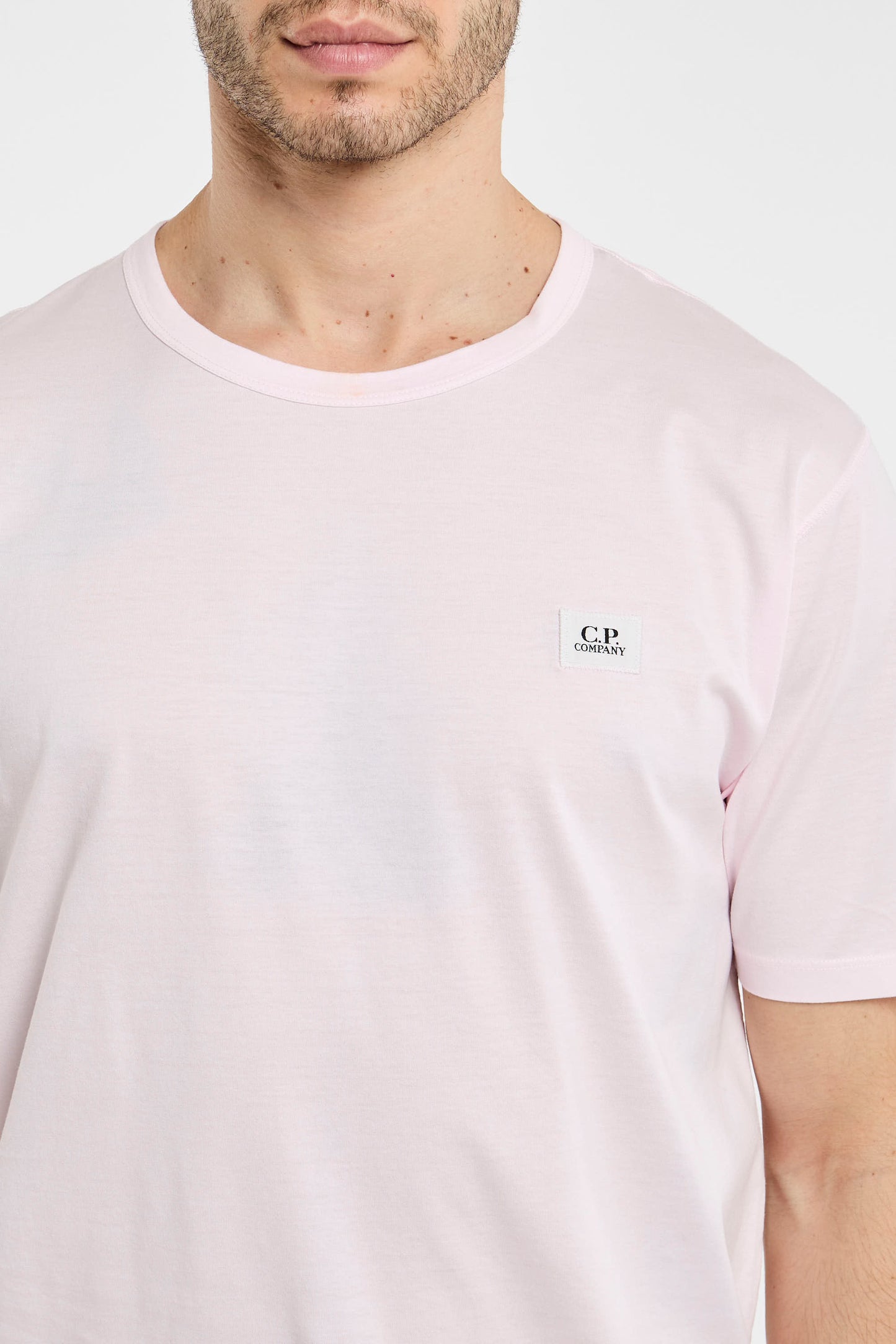  C.p. Company T-shirt 100% Co Multicolor Rosa Uomo - 3